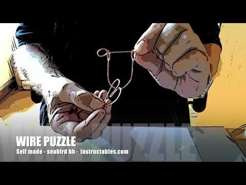 Free The Heart - Wire Puzzle - Self made