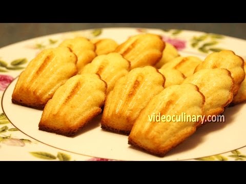 French Madeleines Recipe - VideoCulinary.com