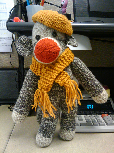 French Sock Monkey