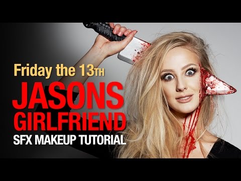 Friday the 13th Jasons Girlfriend Halloween makeup