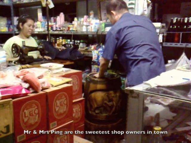 Frozen beers in Bangkok