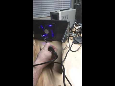 Fume extractor demonstration