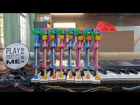 Funcionamiento de robot pianista - Instructables