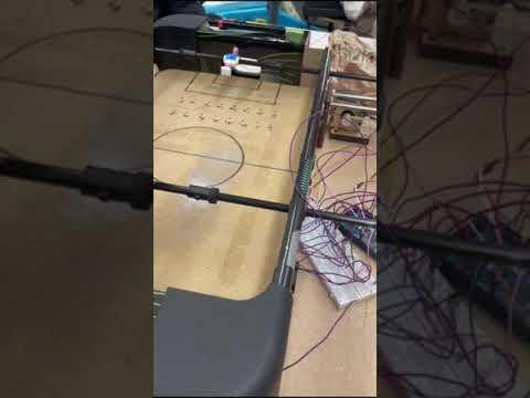 Funny Fail Before Fixing-Automated baby-foot Table Project(Watch till the end!)