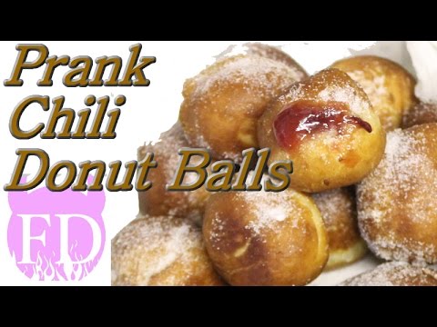 Funny Prank Extra Hot Chili Donut Balls Recipe