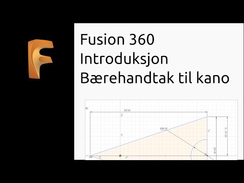 Fusion 360, b&amp;aelig;rehandtak til kano