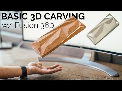 Fusion 360 3D Carving for Beginners || HOW TO