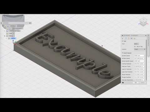 Fusion 360 and CAM tutorial for Shopbot