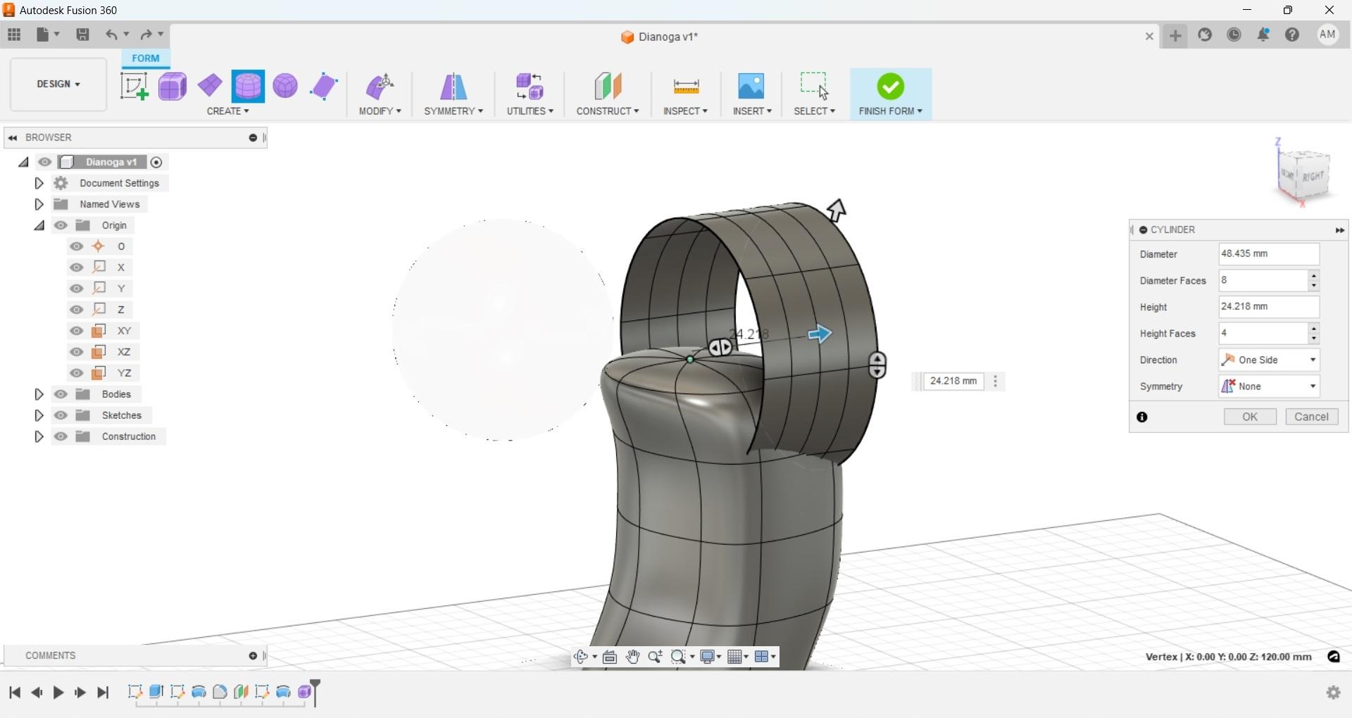 Fusion Free Form Eye Cylinder Modify Base.jpg