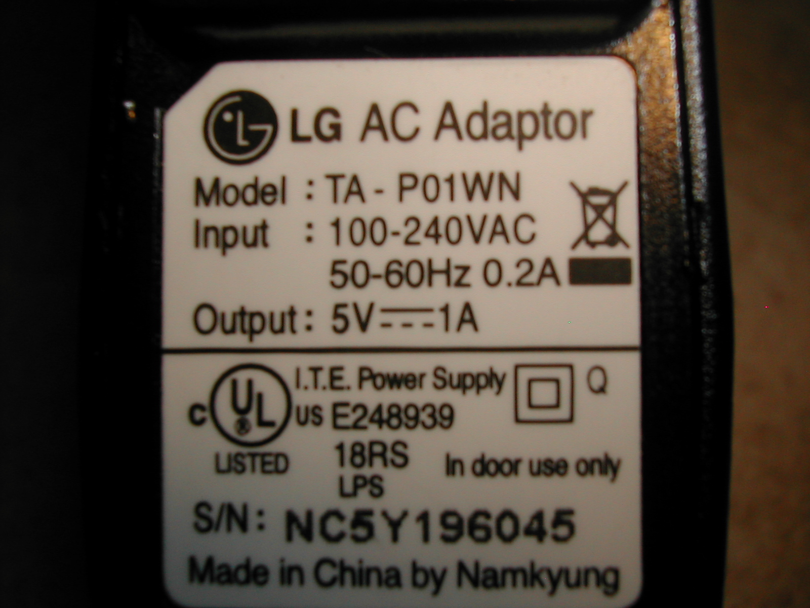 G:\My Documents\USB Phone Charger\USB Phone Charger (2).JPG