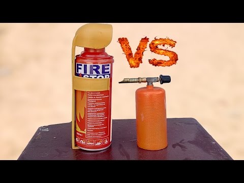 GAS TORCH VS FIRE EXTINGUISHER That Can EXPLODE - You've Never Seen Before