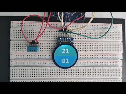 GC9A01 Display - Simple Weather Station