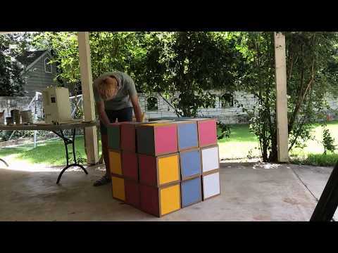 GIANT Rubik's Cube Solve