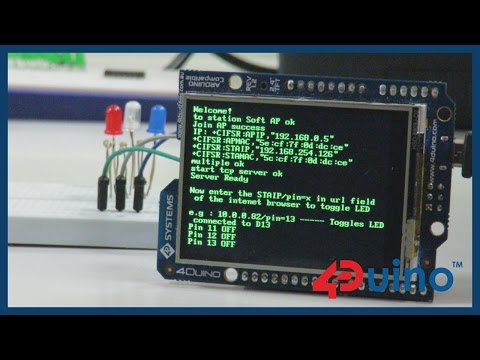 GPIO Control from Web Browser featuring 4Duino-24