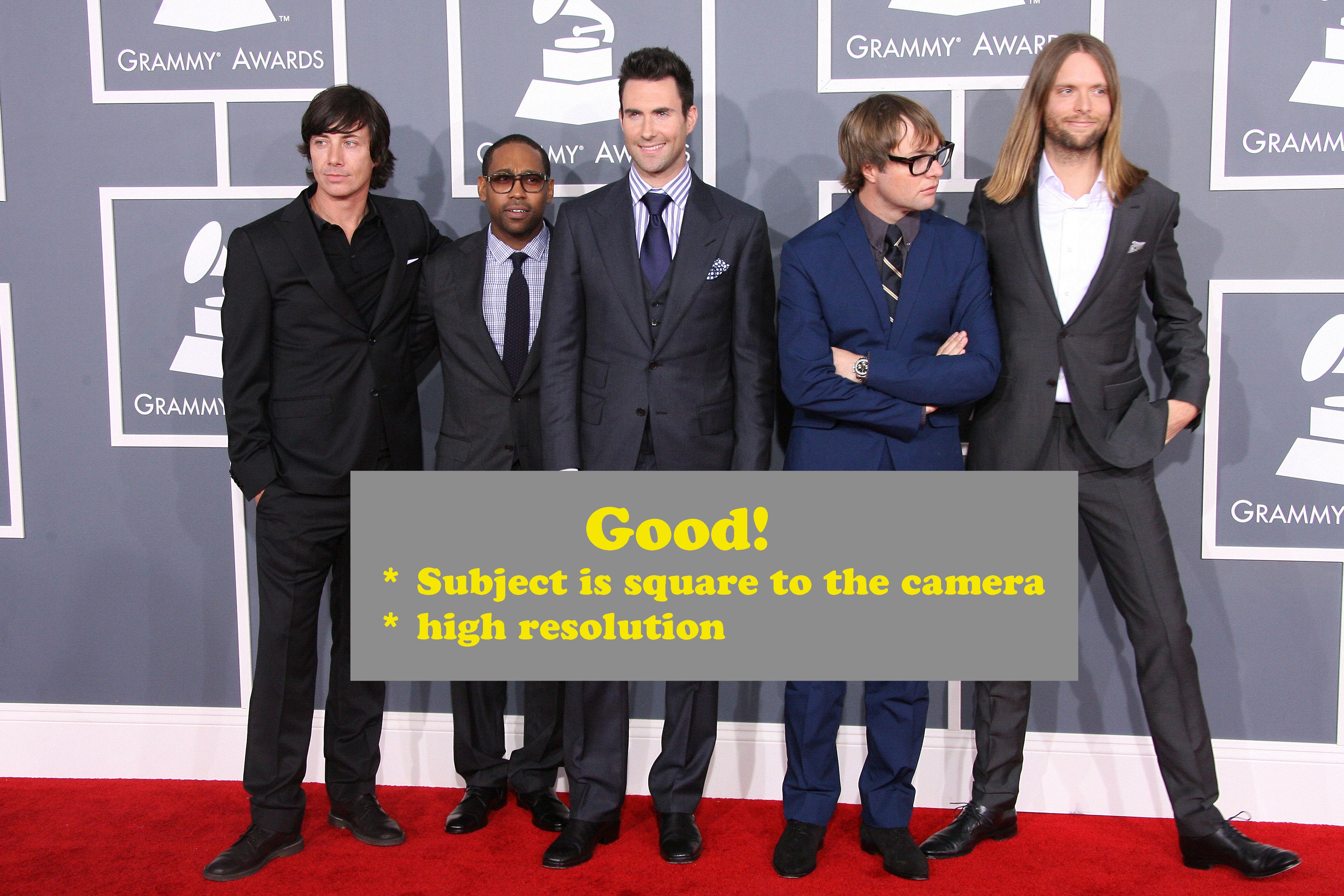 GRAMMY AWARDS 2012 - Maroon 5 arrive at the 54th annual Grammy Awards (120212) 449.jpg