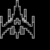 Galaga ship monochrome.png