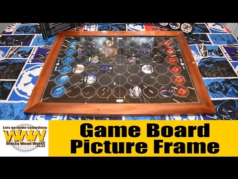 Game Board, Picture Frame- Off the Cuff - Wacky Wood Works.