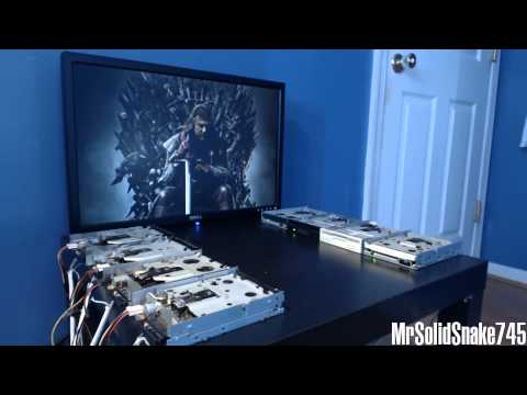 Game Of Thrones Theme on eight floppy drives