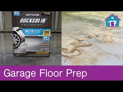 Garage Floor: Prep for Coating