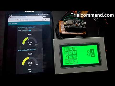 Gateway ESP8266 Modbus RTU to MQTT Node-RED : PDAControl