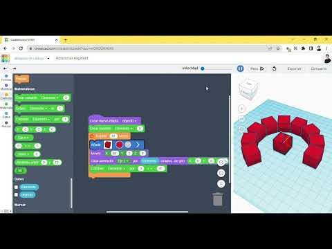 Geology with Tinkercad CodeBlocks: Patterns