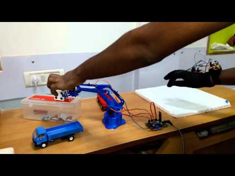 Gesture Controlled Robotic Arm