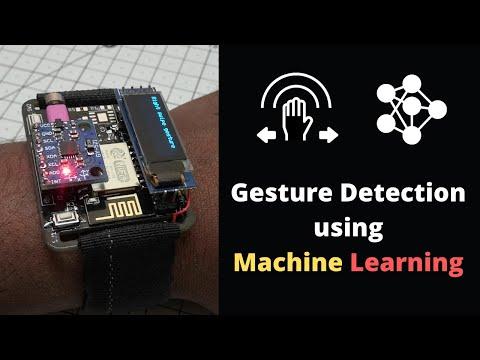 Gesture detection using ESP8266 and Machine Learning [Arduino IDE]