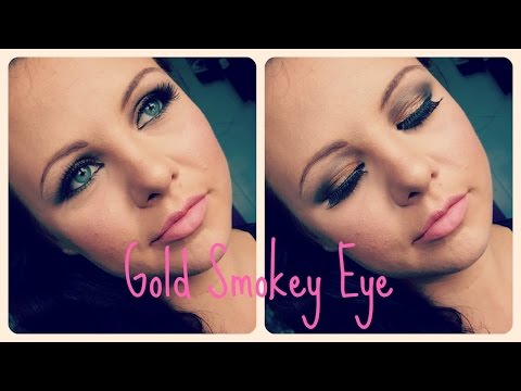 Get Ready With Me. Gold Smokey Eye