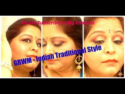 Get Ready with Me - Indian Traditional style/ Indian Ethnic Look