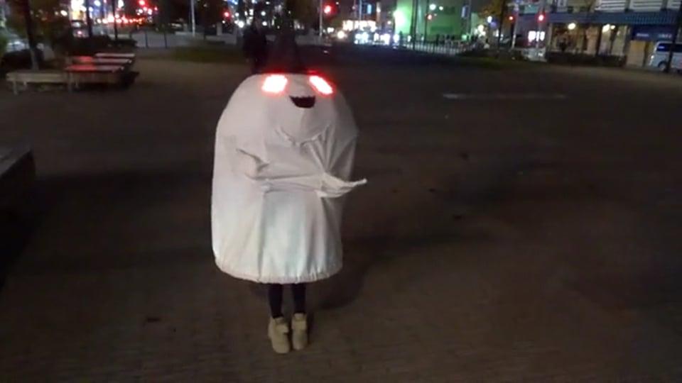 Ghost cosplay costume