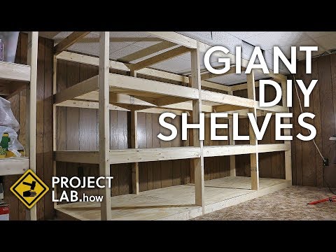 Giant DIY shelves