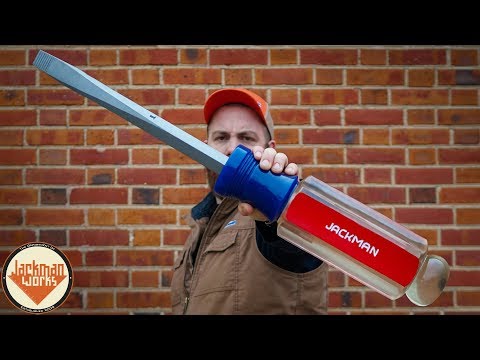 Giant Epoxy Resin Handle Screwdriver