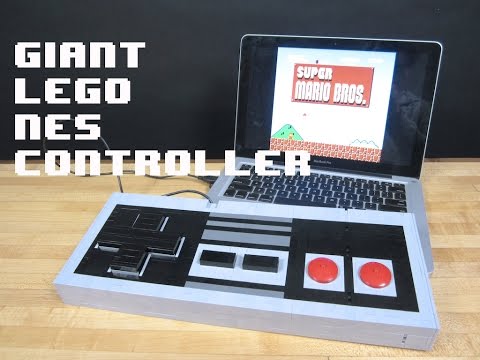 Giant Functional LEGO NES Controller