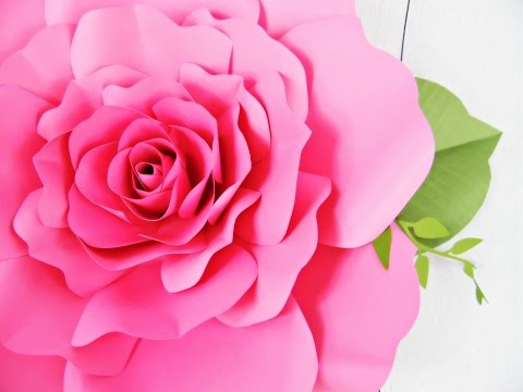 Giant Paper Rose How To Tutorial