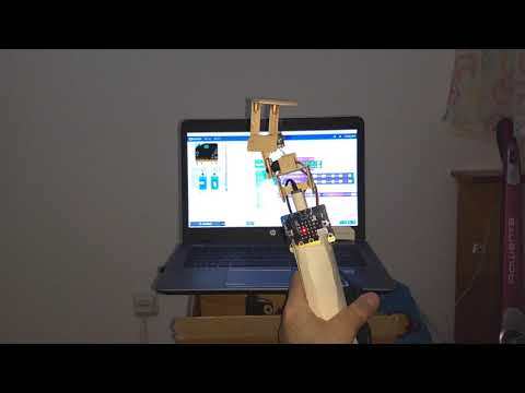 Gimbal with Microbit and 2 servos