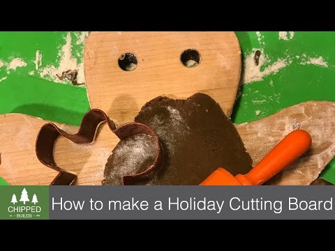 Gingerbread Man Cutting Board || How To