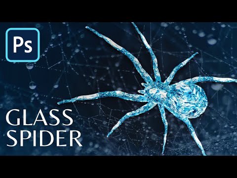 Glass Spider Effect in Photoshop / Photoshop Tutorial