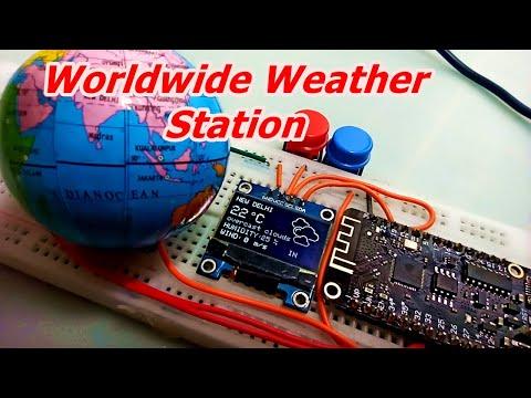 Global Weather Station! Visuino And Arduino IDE Project!