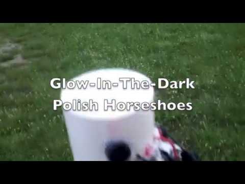 Glow-In-The-Dark Polish Horseshoes