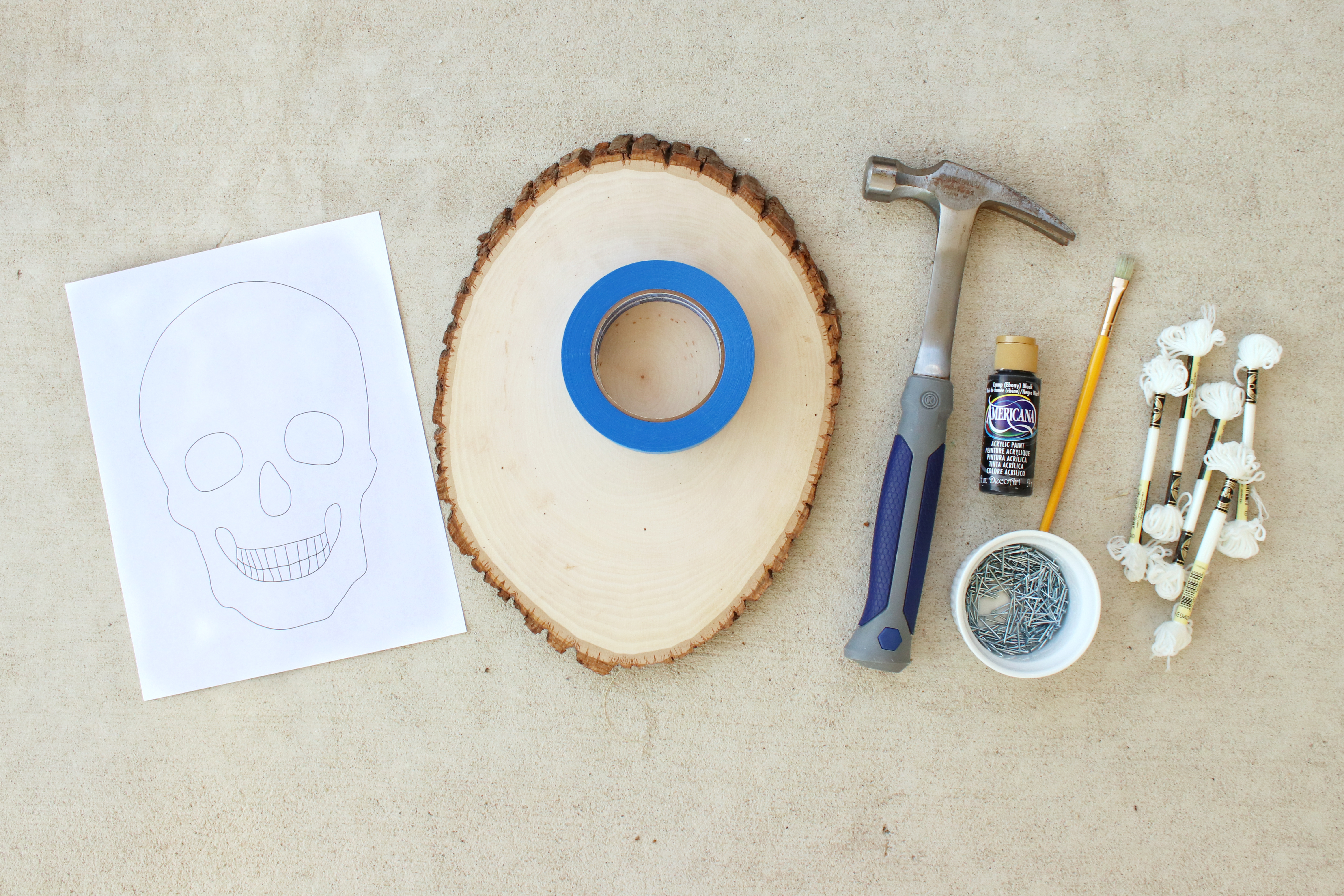 Glow-in-the-dark-skull-string-art-1-supplies.jpg