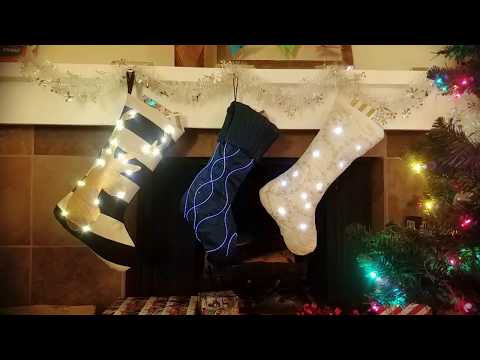 Glowing Christmas Stockings