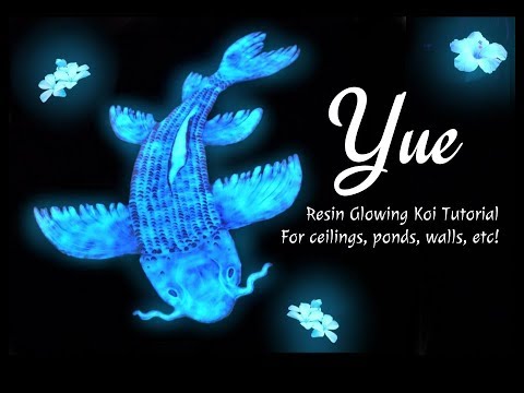 Glowing Resin Koi Making of/Tutorial