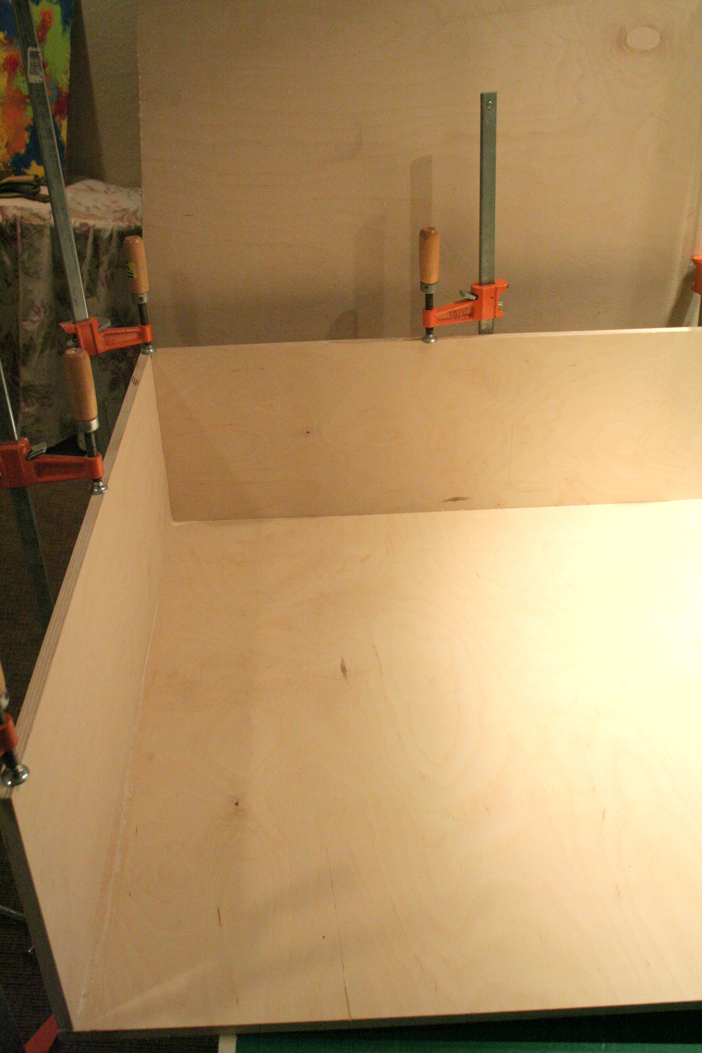 Gluing bottom and back panels.JPG