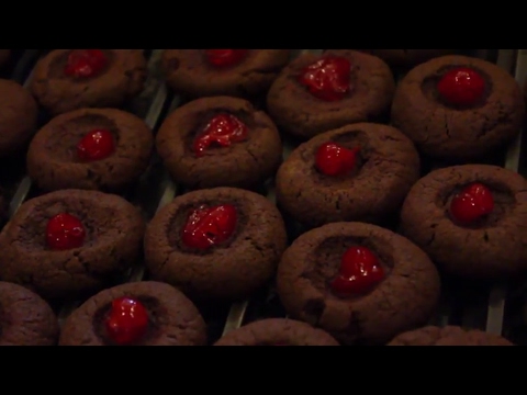 Gluten Free Chocolate Cherry Cookies: Cheap enough for the whole family