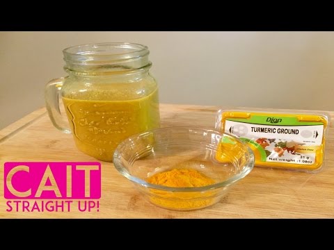 Golden Milk Turmeric Tea Recipe | Cait Straight Up