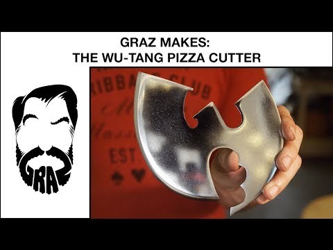 Graz Makes: The Wu-Tang Pizza Cutter (out of Jimmy Diresta's old table saw blade)