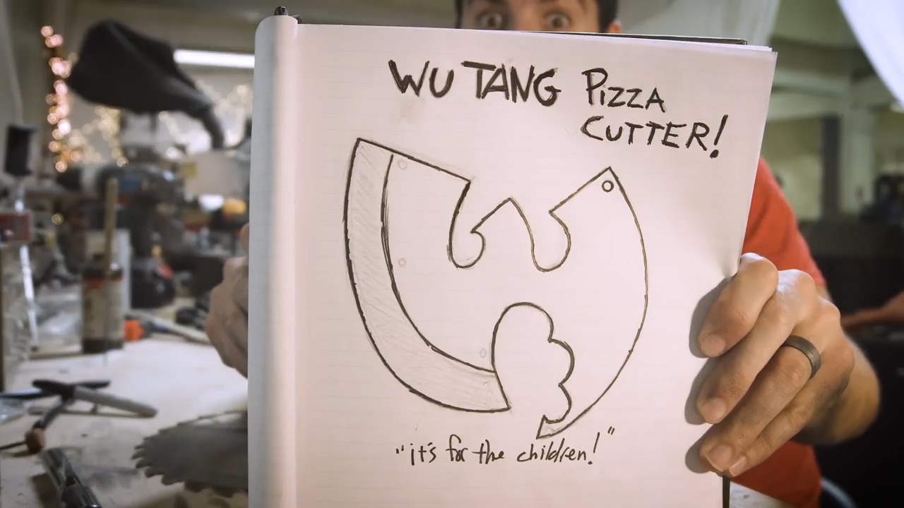 Graz Makes- The Wu-Tang Pizza Cutter (out of Jimmy Diresta's old table saw blade).00_01_51_19.Still003.jpg