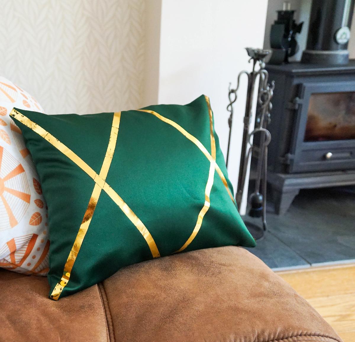 Green &amp; Gold Cushion 6c.jpg