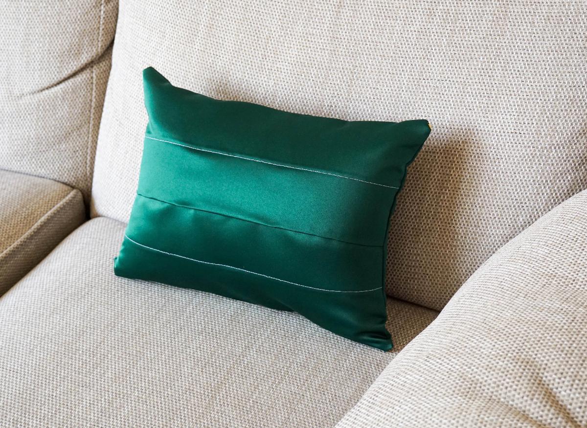 Green &amp; Gold Cushion 6o.jpg