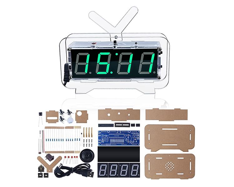 Green LED Electronic Clock DIY Kit_1.jpg